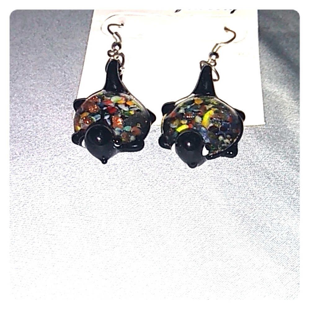 Turtle earrings